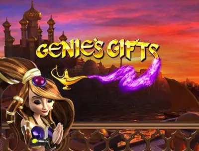 Play Genie's Gift slot for real money at Cafe Casino