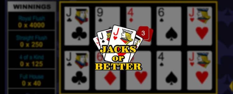 Jacks Or Better 3 Hands