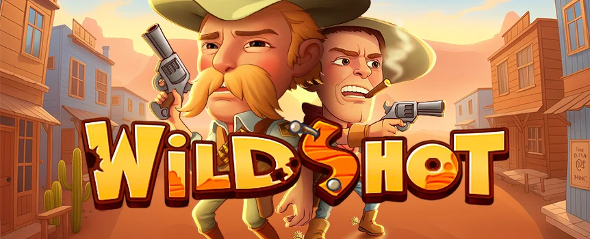 Tap into your inner John Wayne in Wild Shot. Play this slot and rope in Free Spins and random Multipliers up to 100x! 