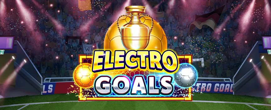 Dive into Electro Goals, a thrilling football-themed slot with dynamic Respins, Multiplier Symbols, and a Grand Prize feature for massive wins.