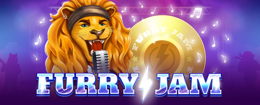 Gett ready to rock when you play the spectacular Furry Jam  online slot! This game, based on a rock group composed of several musically talented animals, offers everything a player could ask for, from exciting gameplay to a rocking soundtrack, plus more.