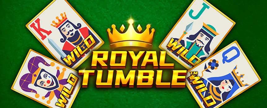 Explore Royal Tumble, featuring cascading reels, transformative Wilds, and exhilarating Free Spins with Multipliers for a regal slot adventure.