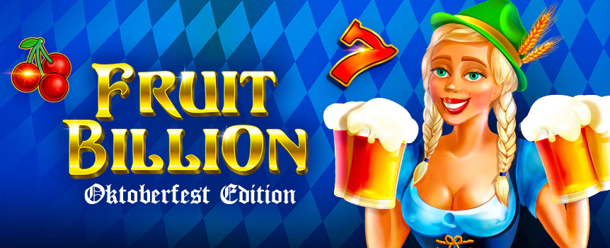Are you looking for an online slot that doesn’t go overboard on bonuses and features, but still manages to offer a hugely exciting playing experience? And do you also want to play a slot that gives you the chance to win huge sums of money? If so, look no further than Fruit Billion, the simple slot with 100 paylines and a jackpot of 3,000x your payline bet! Everything is kept simple at this game, including the bonus features, which include stacked symbols and expanded wilds. This simplicity makes it perfect for new players, as well as for those looking for a more relaxed playing experience. Whatever camp you fall into, why not start spinning the reels of Fruit Billion today at Cafe Casino and see what you can win? 