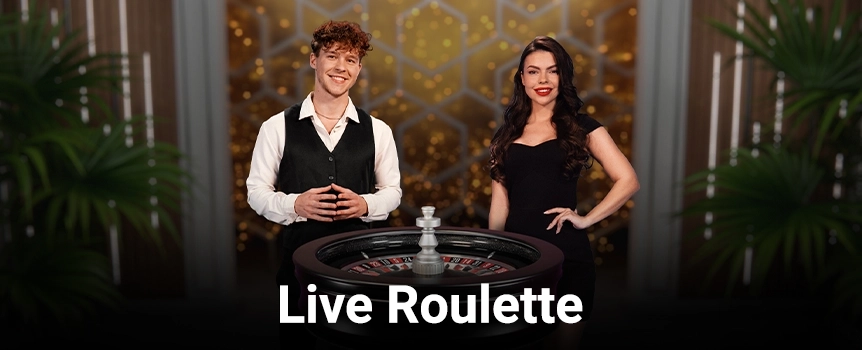 Live American Roulette is an exciting live dealer game featuring a Roulette wheel with 37 numbered slots, from 0 to 36. The wheel spins in one direction while a ball is launched in the opposite direction. When the ball comes to rest in a slot, players who have bet on that number win a payout.