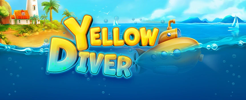 Play Yellow Diver at Café Casino, a crash game with Multipliers up to 1,000x. Cash out before the submarine resurfaces!