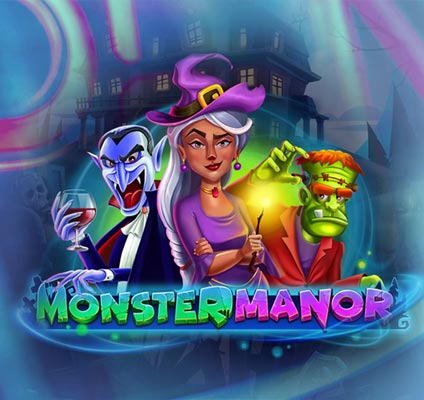Play Monster Manor slot game at Cafe Casino