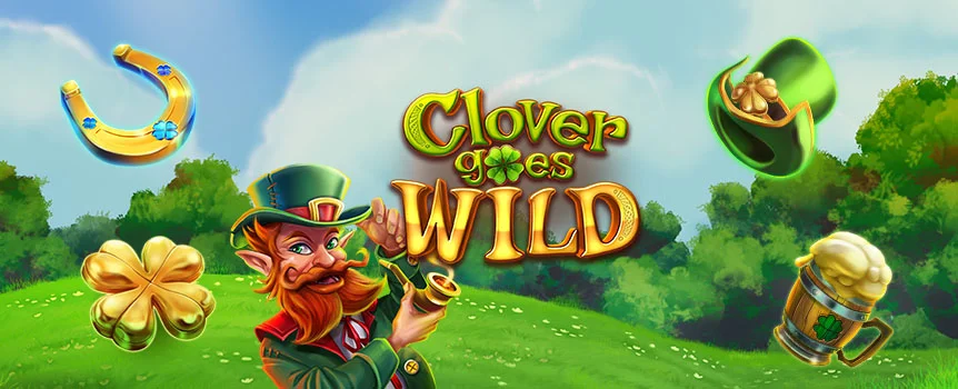 Try your luck with Clover Goes Wild at Café Casino! Free Spins with Wild magic, Rainbow Pots, and big wins are all part of the fun!