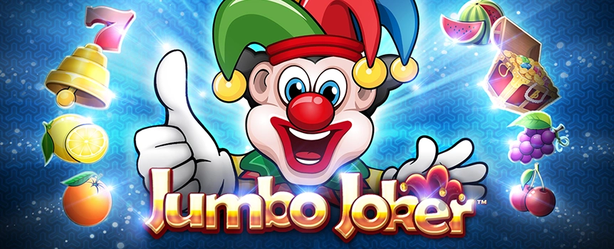 For many, Jumbo Joker is a celebration of the classic fruit machine, reimagined for the modern world of online casinos. It’s based around a unique format, where there are two reel sets - both with three reels, three rows, and five fixed paylines. The brightly colored reels, filled with familiar fruit symbols and bells, capture the essence of classic slots while introducing a fresh, fun perspective.

As soon as you begin playing, however, you’ll realize this isn’t a classic slot machine; instead, there are fun features, including the potential for big mystery wins, especially in the Jumbo Meter mode. What’s more, with a maximum win of 3,200x, it’s also a great game for players wanting bigger win potential - so, what are you waiting for? Try Jumbo Joker for yourself, today, here at Cafe Casino!