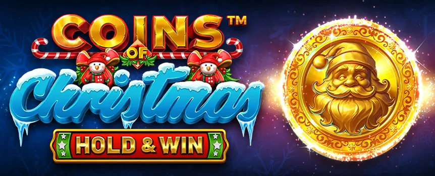 Step into the holiday cheer with Coins of Christmas at Café Casino! Spin for Wilds, Bonus rounds, and the jolly Hold & Win feature for festive fun