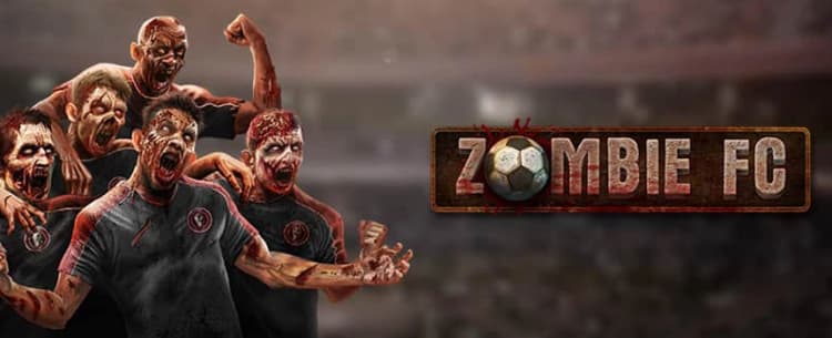 Play Zombie FC slot game for real money at Cafe Casino