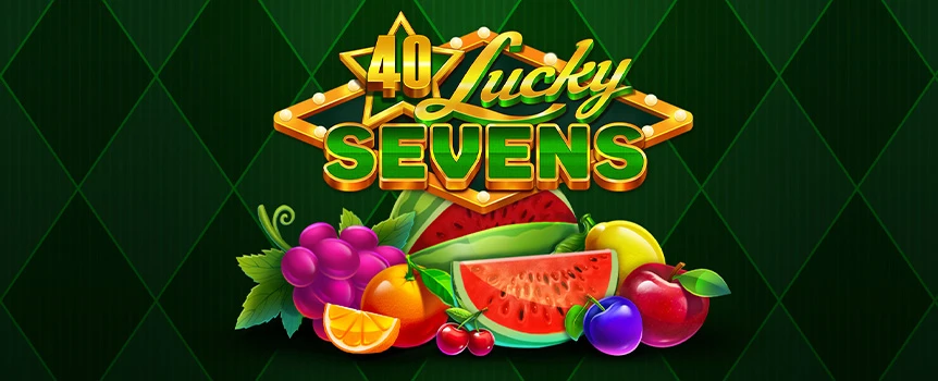 
40 Lucky Sevens is a classic, straightforward slot that avoids overloading players with excessive features. Set on a 5x4 grid with 40 paylines, the goal is to match at least three symbols along the lines. High-paying symbols include Scatters and Stars, followed by Grapes, Watermelons, and Apples, with lower payouts from other fruits.

The game features crisp graphics, a catchy electronic soundtrack, and two special symbols—Wilds and Scatters—that boost your chances of winning. Its simple yet engaging design ensures a fun and seamless gaming experience.
