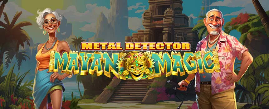 Beach bums, rejoice! Metal Detector: Mayan Magic on Cafe Casino gives you a tropical beach vacation with the chance to strike it rich through the Multiplier Wilds, Hold-and-Win Bonus Game, and four Jackpots.